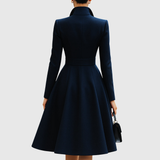 Leonor™ | Robe Manteau Bleu Marine