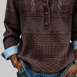 Rosenda™ | Sweat à demi-boutonnage élégant