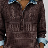 Rosenda™ | Sweat à demi-boutonnage élégant