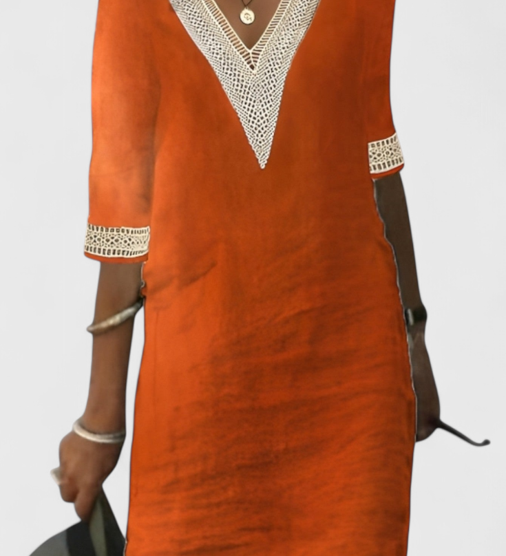 Robe Midi Élégance Décontractée Malia