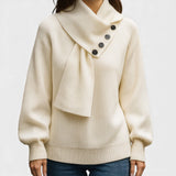 Cayetana™ | Pull élégant à col enveloppant