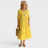Carmen™ | Robe Midi Élégante et Fluide