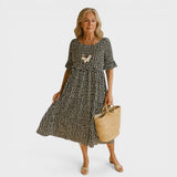 Carmen™ | Robe Midi Élégante et Fluide