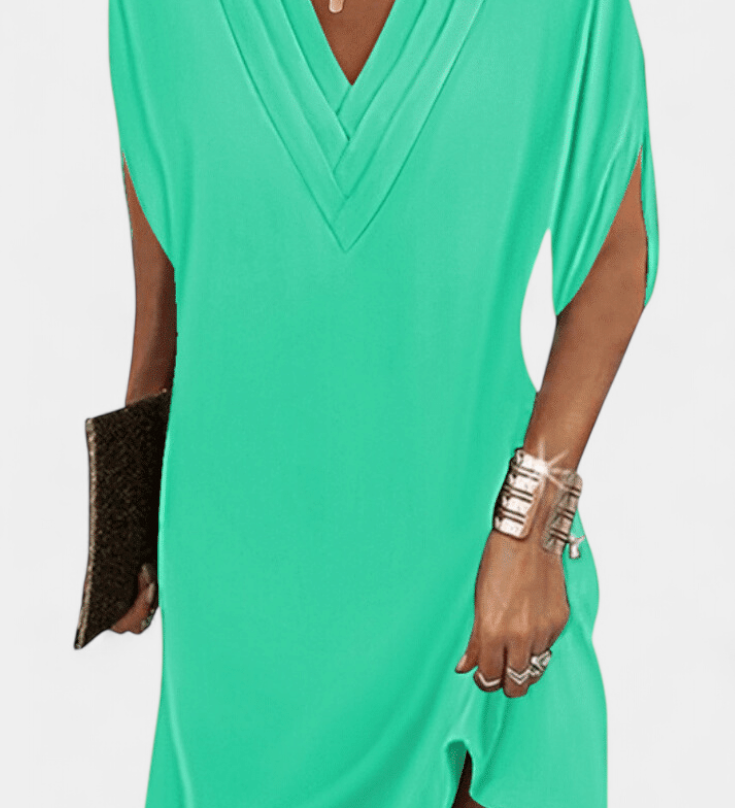 Robe Lesley Élégante avec Décolleté en V