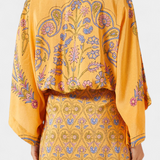 Robe Candela Boho avec Imprimé Floral et Décolleté en V