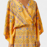 Robe Candela Boho avec Imprimé Floral et Décolleté en V