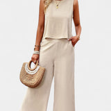 Ensemble Top et Shorts Lavinia Boho en Lin et Coton