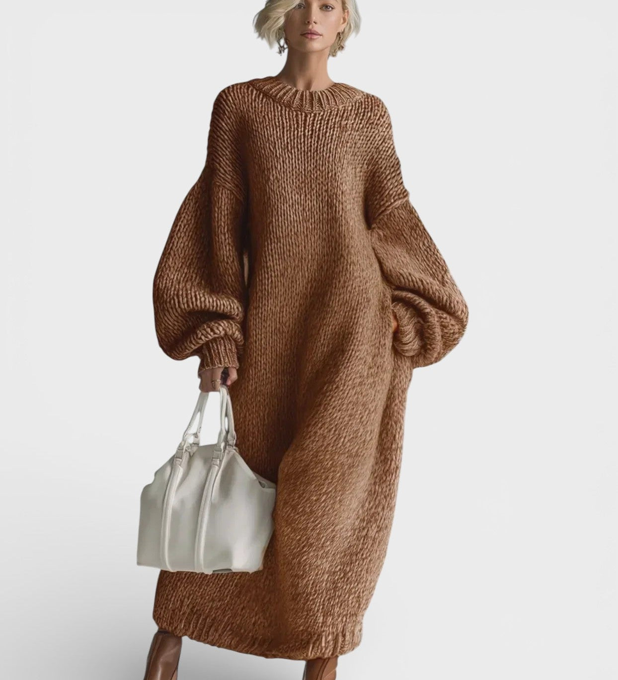 Clara™ | Robe Maxi Volume Moderne