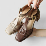 Eva | Chaussures à talons orthopédiques avec bride en T