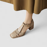 Eva | Chaussures à talons orthopédiques avec bride en T