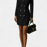 Robe Blazer Double Boutonnée Heidi avec Coupe Structurée