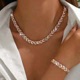 Aurora™ | Ensemble de collier et bracelet fait main