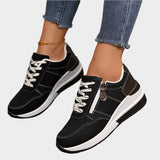 Chaussures orthopédiques avec fermeture éclair et semelle épaisse
