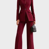 Miriam™ | Ensemble Blazer et Pantalon Élégant