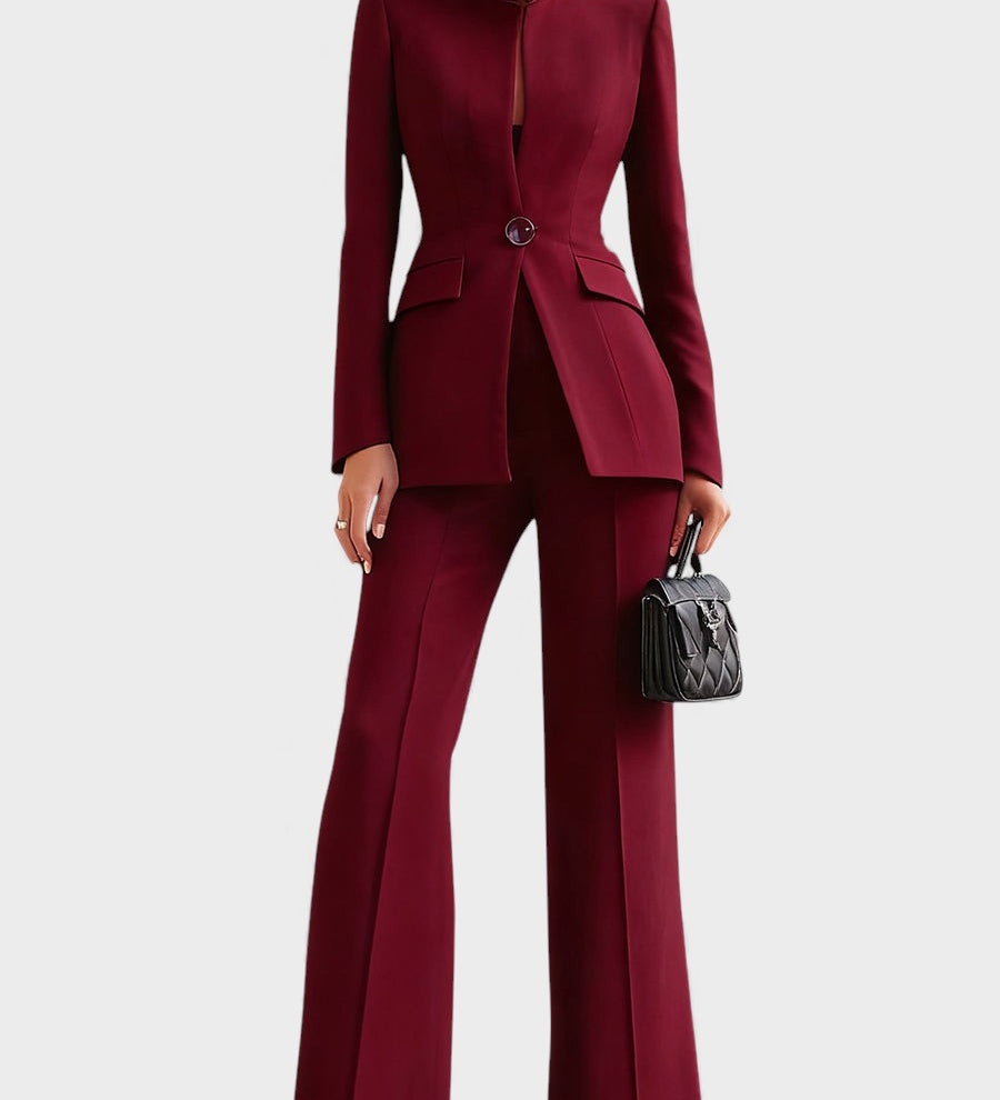 Miriam™ | Ensemble Blazer et Pantalon Élégant