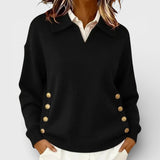 Cayetana™ | Pull avec Détails de Bouton