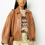 Sara - Veste en cuir