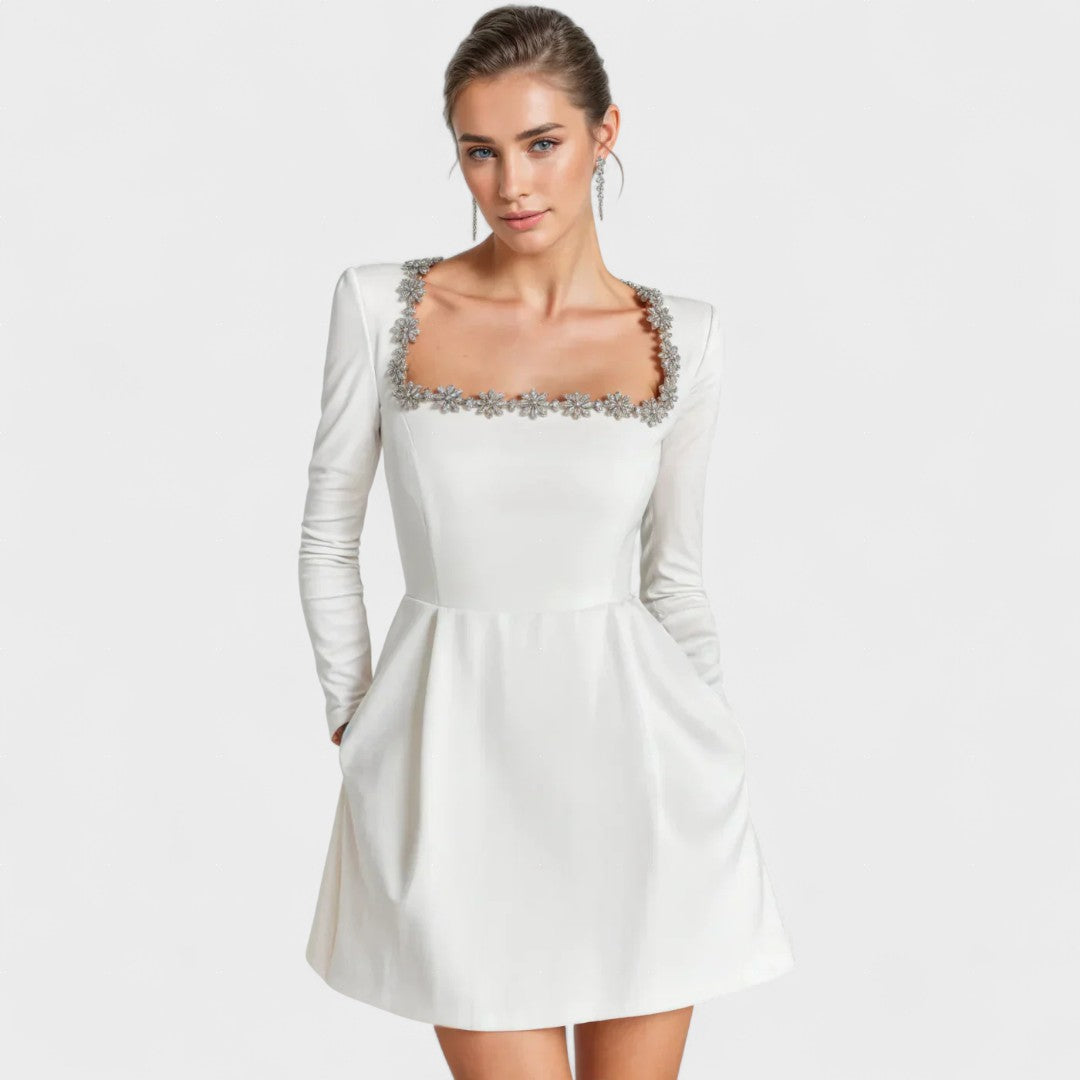 Valeria™ | Robe courte en velours élégante