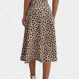 Jupe portefeuille boho Camila avec imprimé asymétrique