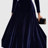 Vega™ | Robe midi bleue élégante