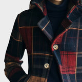 Sara™ | Veste en Laine à Carreaux Classique