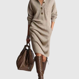 Alba™ | Élégante robe midi en tricot