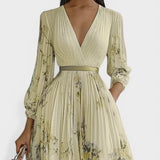 Ariadna™ | Robe Plissée Florale Élégante