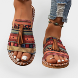 Sandales Artisanales Étonnantes avec Franges