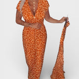 Elena™ | Robe Maxi à Imprimé Léopard