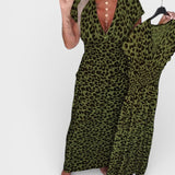 Elena™ | Robe Maxi à Imprimé Léopard
