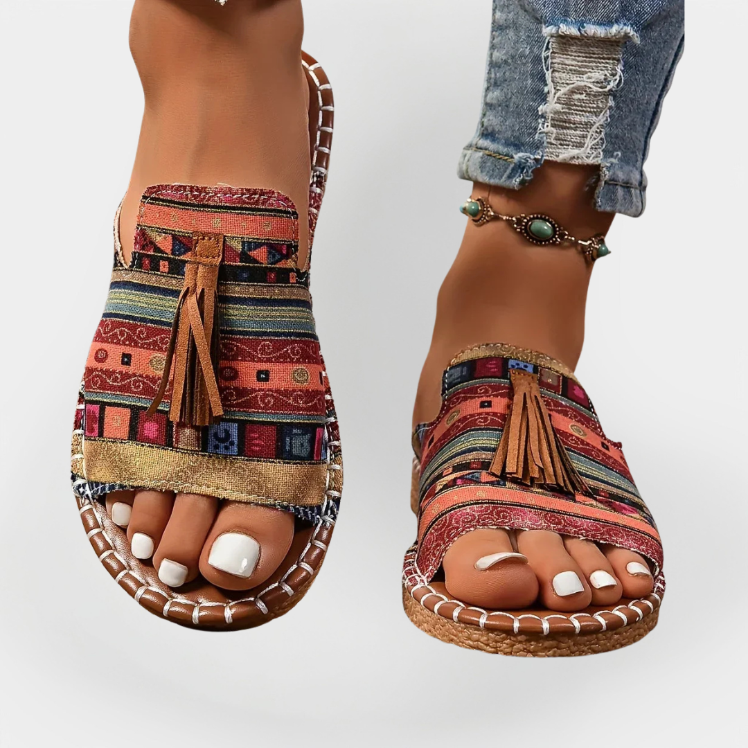 Sandales Artisanales Étonnantes avec Franges