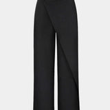 Pantalon droit Oaklyn avec drapé moderne