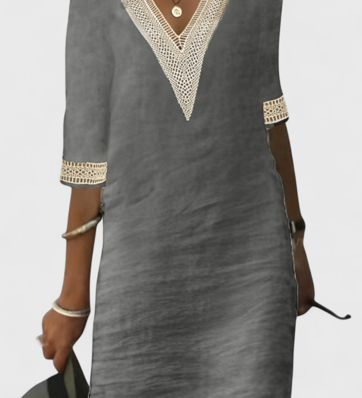 Robe Midi Élégance Décontractée Malia
