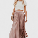 Jupe plissée Mila taille haute