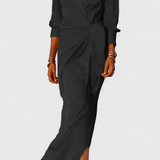 Robe de soirée longue Marbella avec nœud