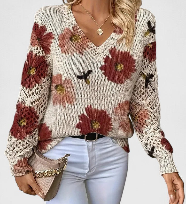 Antonia™ | Pull élégant avec imprimé floral