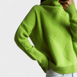 Elena™ | Pull Tricot Col Montant