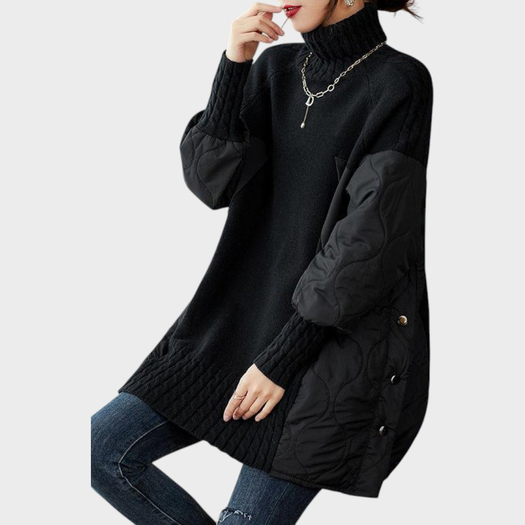 Sarah™ | Pull Oversized Col Montant