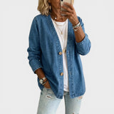 Clara™ | Manteau en Jean Élégant