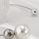 Colliers en Perles Métalliques