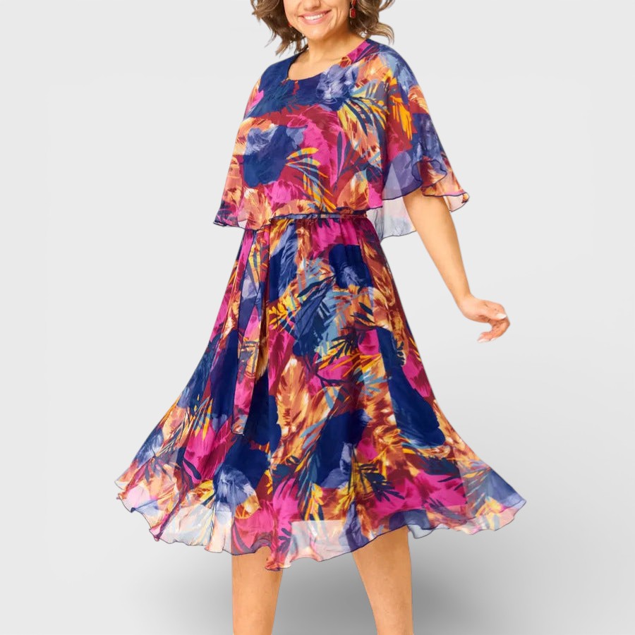 Bárbara™ | Robe en Chiffon Fluide