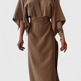 Robe fluide chic intemporelle et magnifique