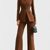 Miriam™ | Ensemble Blazer et Pantalon Élégant