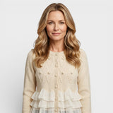 Inés™ | Cardigan Élégant avec Volants