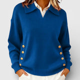 Cayetana™ | Pull avec Détails de Bouton