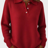 Marta™ | Pull Polo en Tricot Doux