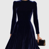 Vega™ | Robe midi bleue élégante
