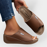 Sandales en cuir orthopédiques