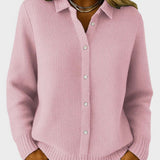 Lucía™ | Cardigan en Tricot à Boutons Classique