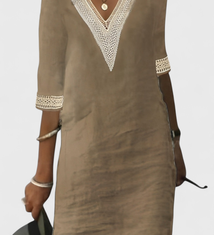 Robe Midi Élégance Décontractée Malia